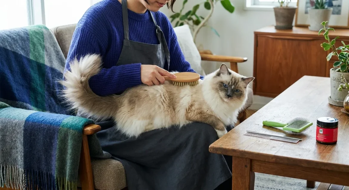brush Ragdoll cat fur — The Gentle Art of Grooming: How to Brush a Ragdoll Cat Effectively